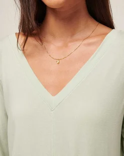 Bay Waves Vneck Top