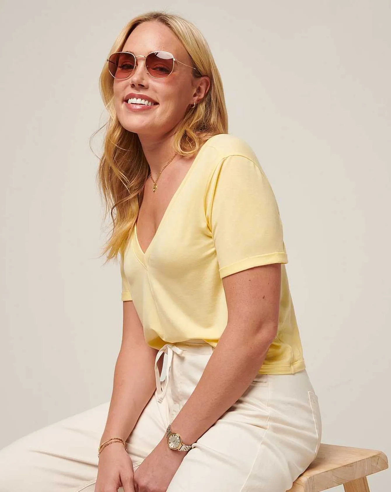 Calm Waters Vneck Top