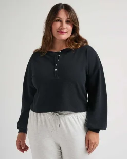 Casual Acquaintance Waffle Top