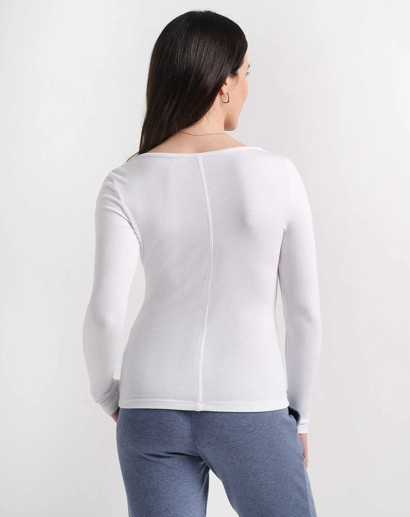 Cocktail Hour Cloud Ribbed Top