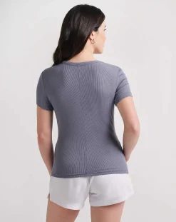 Come Alive Cloud Ribbed Top