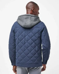 Grey Wave Full Zip Hoodie