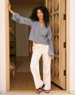 Marina Mornings Twill Denim Pant