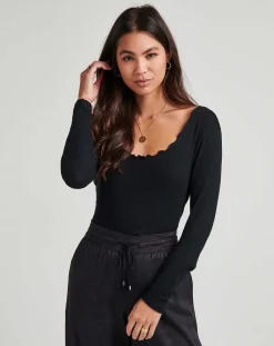 Something Sweet Cloud Ribbed Top