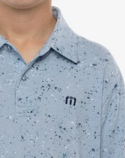 Splatter Print Youth Polo