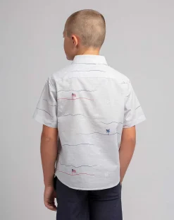Star Spangled Banner Youth Button-Up