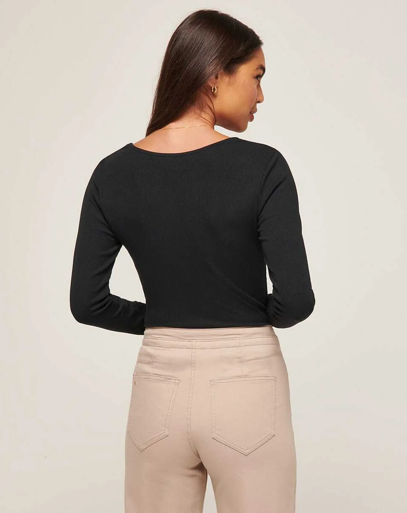 Sun Season Cloud Ribbed Top