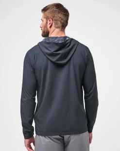 Tech Hoodie Striped Full Zip