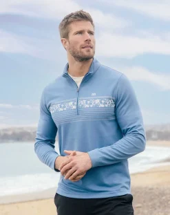 Upgraded Striped Quarter Zip